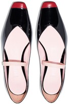 Thumbnail for your product : Piferi Tremaine square-toe flat pumps