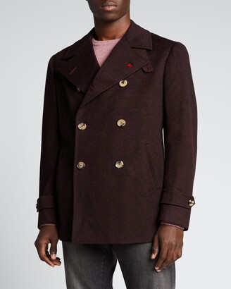 isaia peacoat