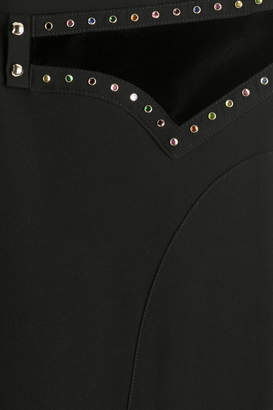 Roberto Cavalli Bootcut Pants with Stud Embellishment