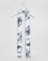 Thumbnail for your product : ASOS Watercolor Skinny Scarf/Headscarf
