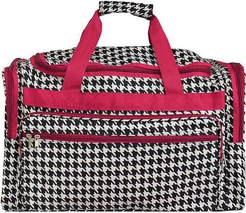 World Traveler Houndstooth 19in. Shoulder Duffle Bag