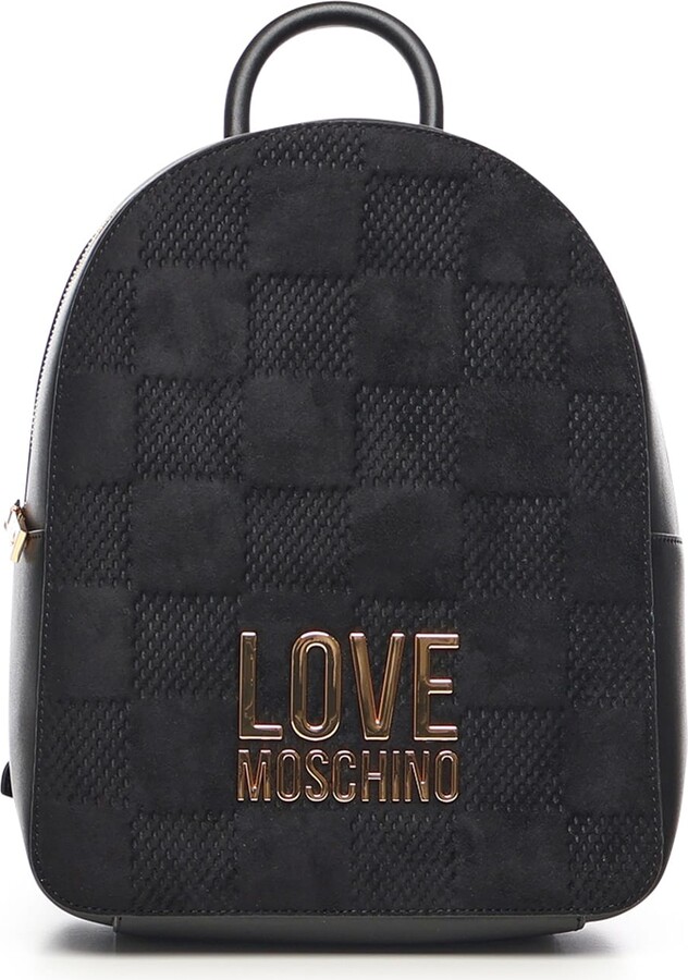 Love Moschino Lettering Logo Backpack