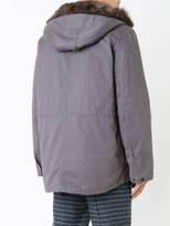 Thumbnail for your product : Yves Salomon padded hooded jacket