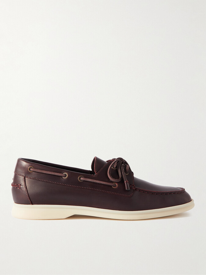 Loro Piana Leather Boat Shoes