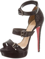 Thumbnail for your product : Christian Louboutin Embellished Platform Sandals