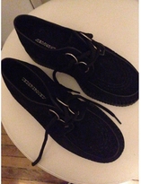 Thumbnail for your product : Underground Black Leather Trainers
