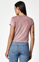 Thumbnail for your product : La Hearts Rose Short Sleeve Skimmer T-Shirt