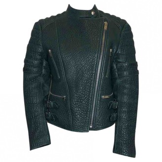 Celine \N Green Leather Jackets