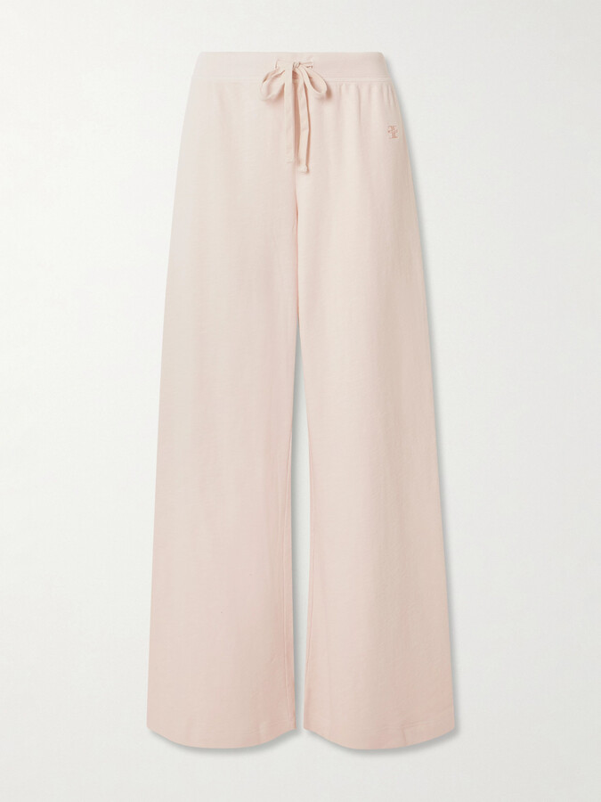 ÉTERNE - Cotton-jersey Sweatpants - Pink