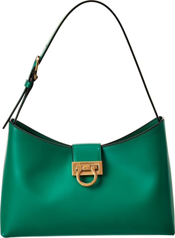 Ferragamo Trifolio Small Leather Shoulder Bag ShopStyle