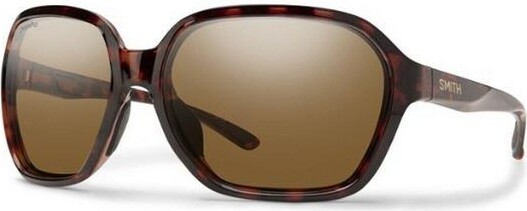 Smith Optics Women's Smith Whitney Polarized Sunglasses Tortoise/ChromaPop Polarized Brown