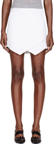 Thumbnail for your product : Dion Lee White Zip-Trimmed Vertigo Wrap Skirt