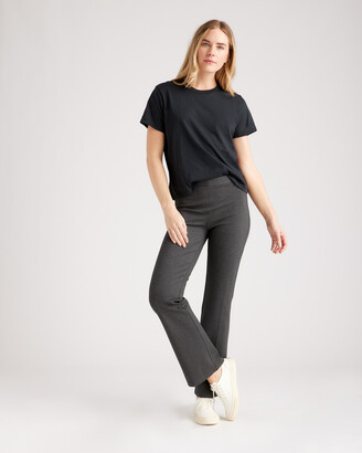 Quince Ultra-Stretch Ponte Bootcut Pants - ShopStyle