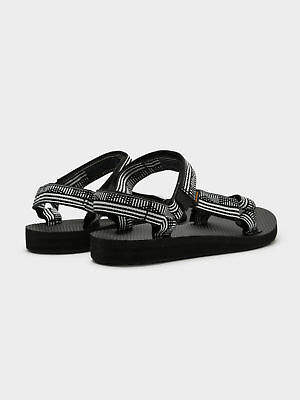 Teva New Womens Universal Sandals In Campo Black And White Womens