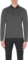 Thumbnail for your product : HUGO BOSS Contrast-collar cotton-jersey polo shirt