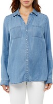 Thumbnail for your product : A Pea in the Pod Long Sleeve Chambray Maternity Shirt