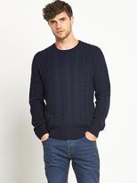 Thumbnail for your product : Goodsouls Mens Cable Knit Jumper