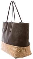 Thumbnail for your product : Rochas Bicolor Pebble Leather Tote