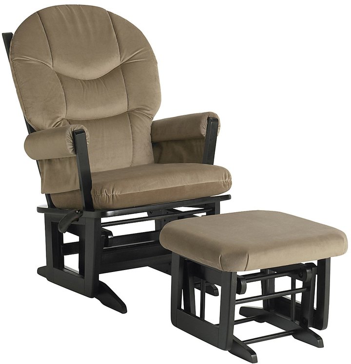 Dutailier Modern Glider (Multiposition) EspressoTan SwoopGlider