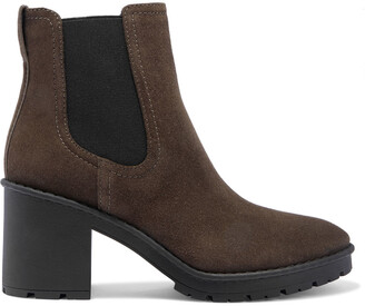 Vince Henderson Suede Ankle Boots - ShopStyle