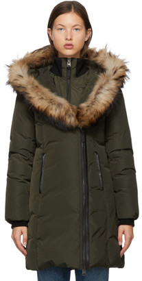 mackage green coat