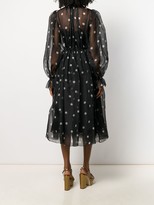 Thumbnail for your product : Dolce & Gabbana Tulle Polka Dot Print Dress