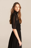 Thumbnail for your product : Rebecca Taylor Short Sleeve Silk Chiffon Dress
