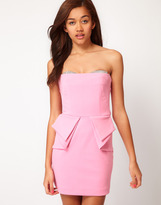 Thumbnail for your product : River Island Bandeau Peplum Dress