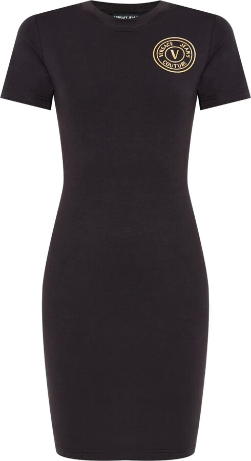 Versace Jeans Couture V-Emblem T-shirt dress