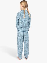 Thumbnail for your product : Cyberjammies Kids' Maria Leaf Print Pyjamas, Teal