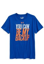 Thumbnail for your product : Under Armour 'You Can Be My Backup' Charged Cotton® T-Shirt (Big Boys)