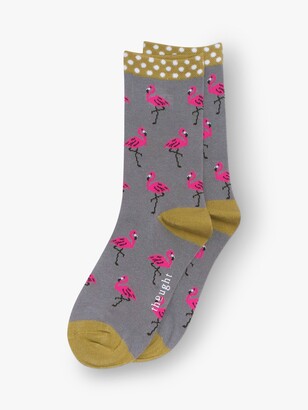 Thought Rosa Flamingo Ankle Socks