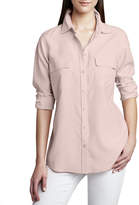 Thumbnail for your product : Go Silk Plus Size Safari Long-Sleeve Silk Shirt