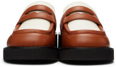 Thumbnail for your product : Marni Orange & Off-White Leather Loafers