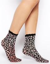 Thumbnail for your product : Emilio Cavallini Leopard Print Socks