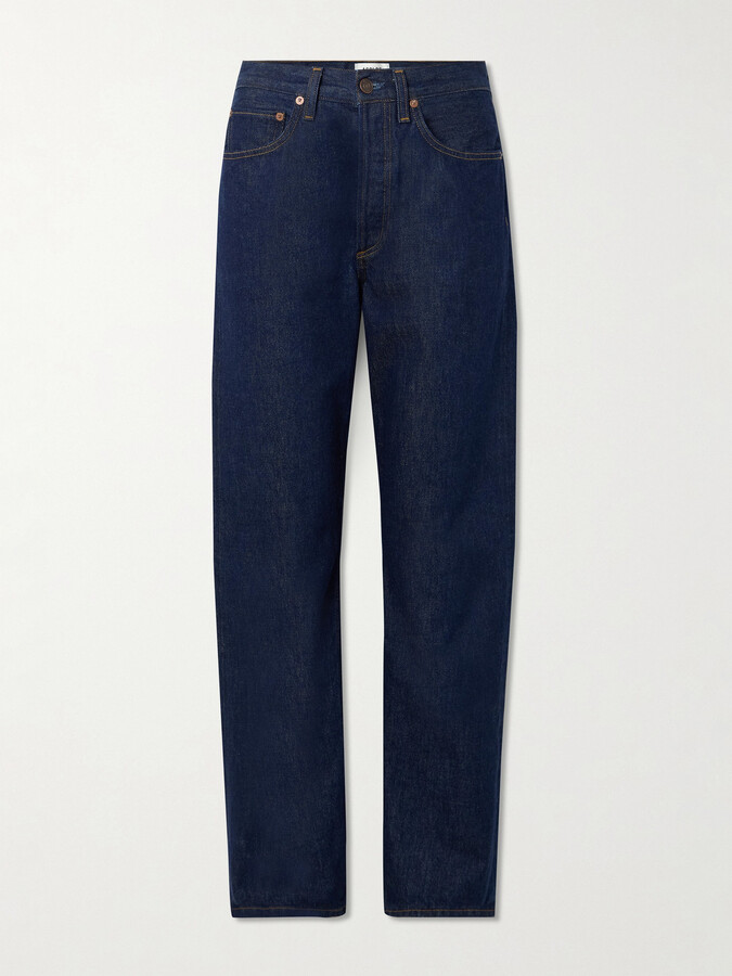 AGOLDE Kelly Mid-rise Straight-leg Jeans - Blue
