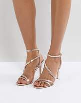 Thumbnail for your product : Faith Delly Rose Gold Heeled Sandals
