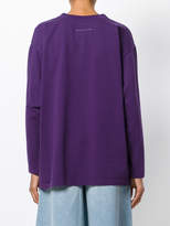 Thumbnail for your product : MM6 MAISON MARGIELA layered jumper