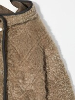 Thumbnail for your product : BRUNELLO CUCINELLI KIDS Shearling Padded Jacket