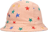 Thumbnail for your product : Bobo Choses Stars print gabardine cotton bucket hat