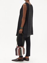 Thumbnail for your product : Pleats Please Issey Miyake Technical-pleated Tunic Top - Black