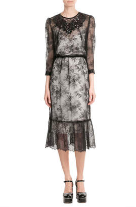 Marc Jacobs Lace Dress with Sequins