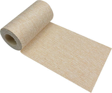 AOOS CUSTOM Linen Fabric Iron-on Repair Patch, Inside&Outside Fabric Repair Patch, 3 x 60 inch (Light Beige)