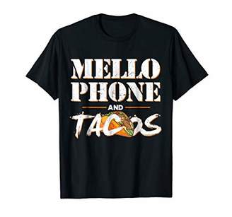 Funny Marching Band T Shirts Mellophone Tacos Music School