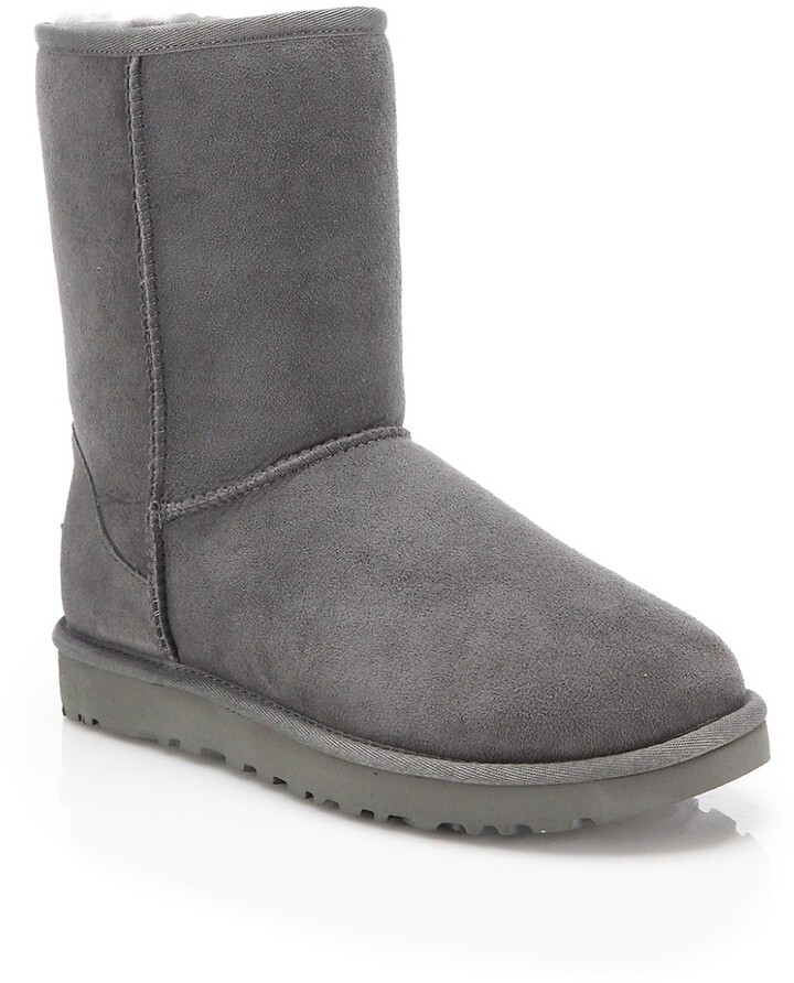 Classic Short Grey Uggs | Shop the world's largest collection of fashion |  ShopStyle