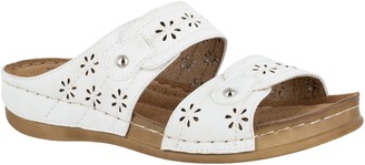 Easy Street Shoes Slip-On Comfort Slip-On Sandals - Cash