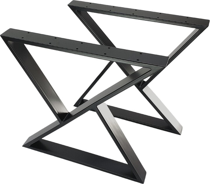 Etsy Metal Dining Table Legs Set Of 2 X Frame. Office Table Legs