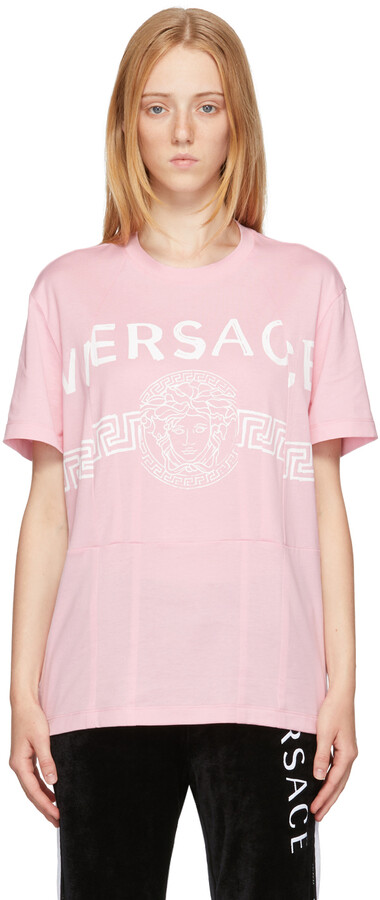 pink versace tee