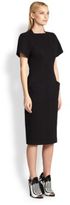 Thumbnail for your product : Proenza Schouler Sculpted Wool Midi Dress