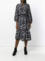 Thumbnail for your product : Christian Wijnants leaf print tea dress